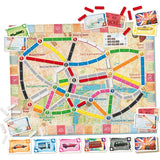 družabna igra ticket to ride london zemljevid map board game