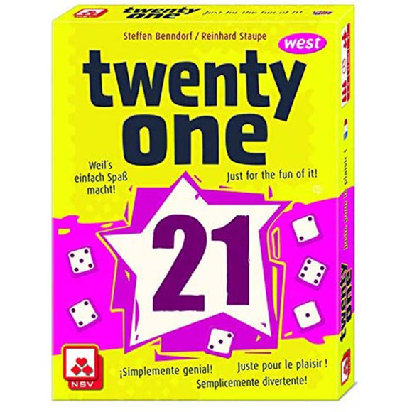 družabna igra s kockami twenty one škatla naslovnica box cover dice games 